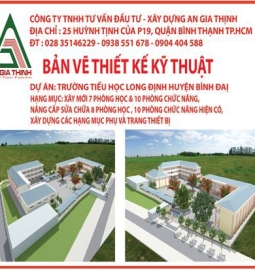 DỰ ÁN TRƯỜNG TIỂU HỌC LONG ĐỊNH HUYỆN BÌNH ĐẠI