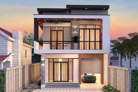 Chi phí xây nhà 2 tầng 100m2: Báo giá chi tiết và cách tính 