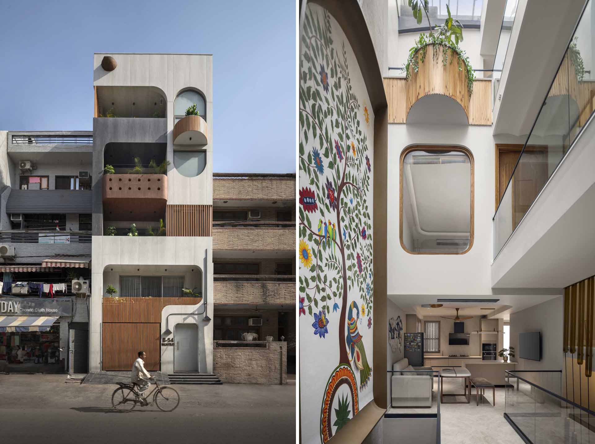 Thiết kế nhà phố: Tối ưu hóa chiều cao và ánh sáng