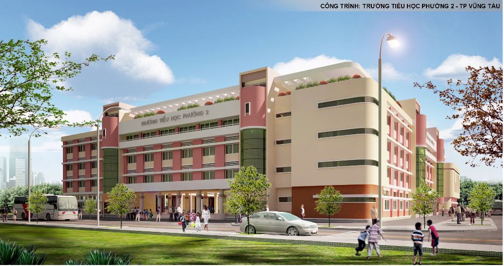 CÔNG TRÌNH TRƯỜNG TIỂU HỌC PHƯỜNG 2